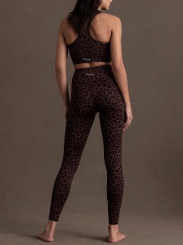 Hey Honey Skinny Leggings 'Leo' in Braun