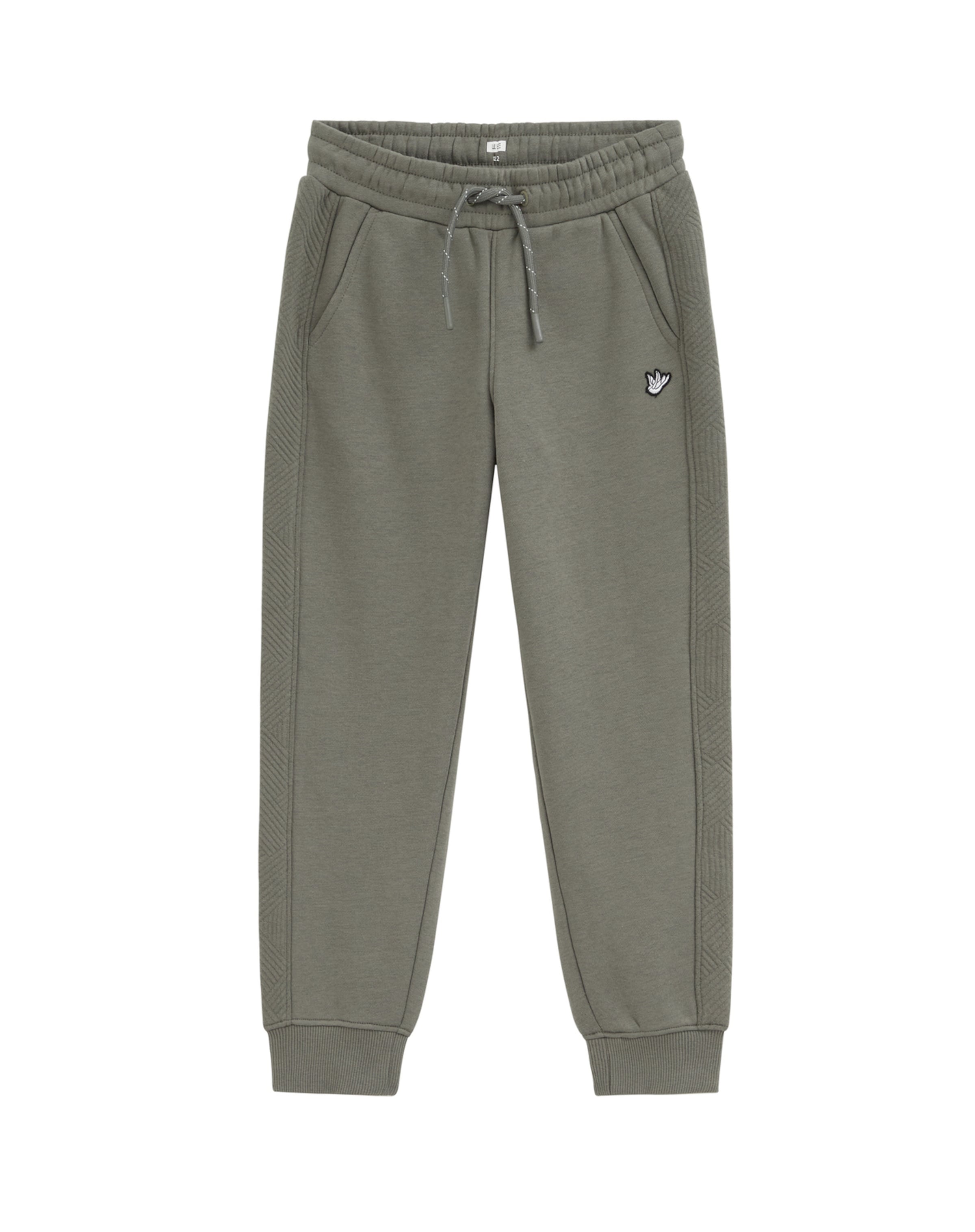 WE Fashion - Tapered Pantalón en verde: frente