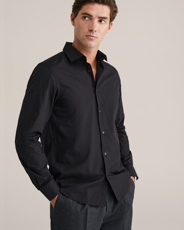 WE Fashion Regular fit Ing - fekete: elől