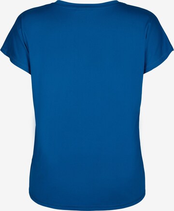 Active by Zizzi Funktionsshirt in Blau