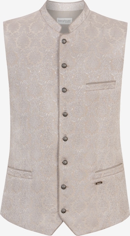 STOCKERPOINT Klederdracht gilet in Beige: voorkant