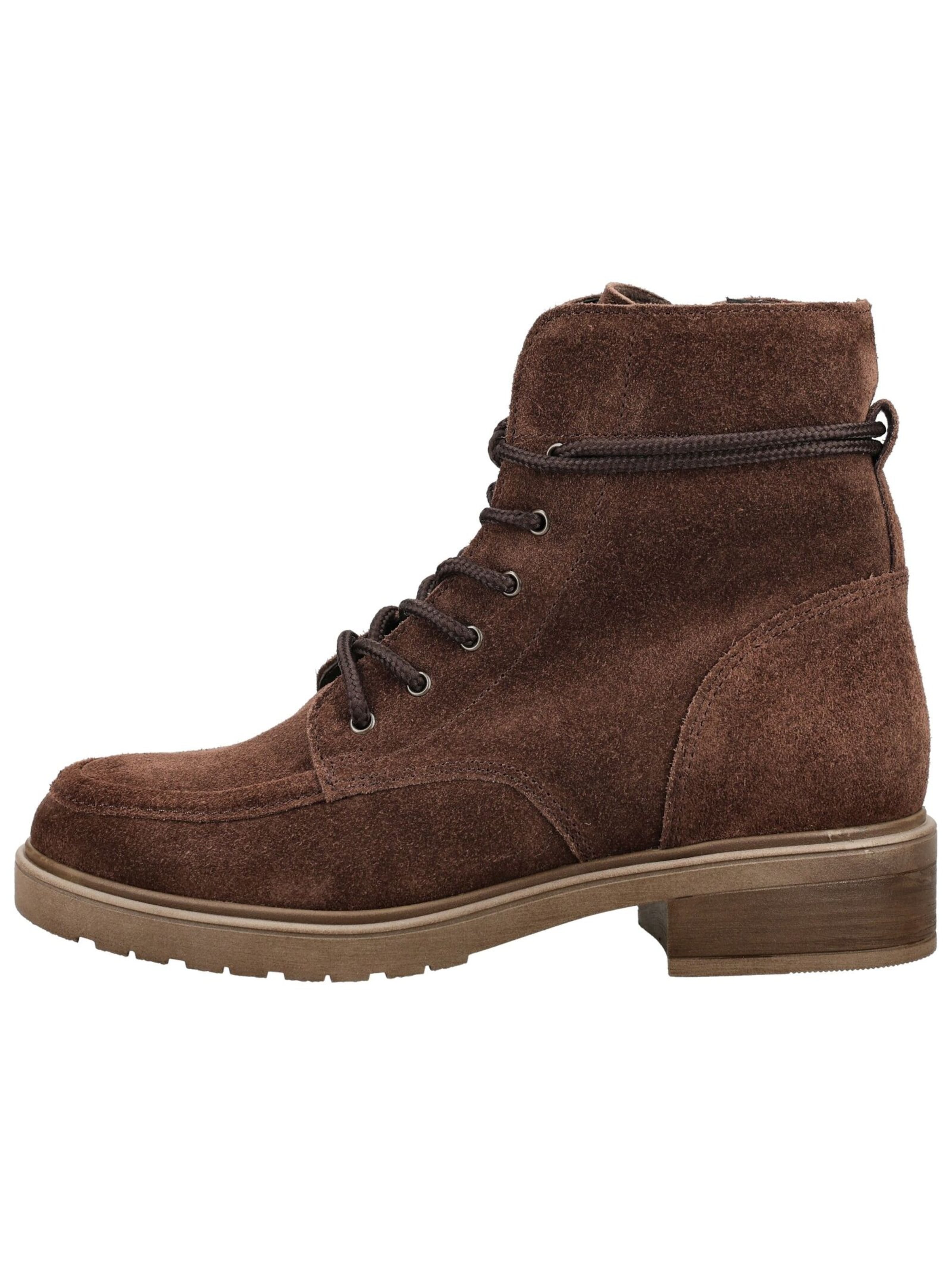 Stivaletto stringato di GABOR in marrone: lato