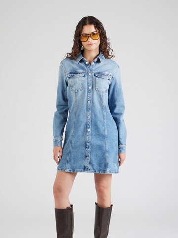 Abito camicia 'ALINE' di Tommy Jeans in blu: frontale