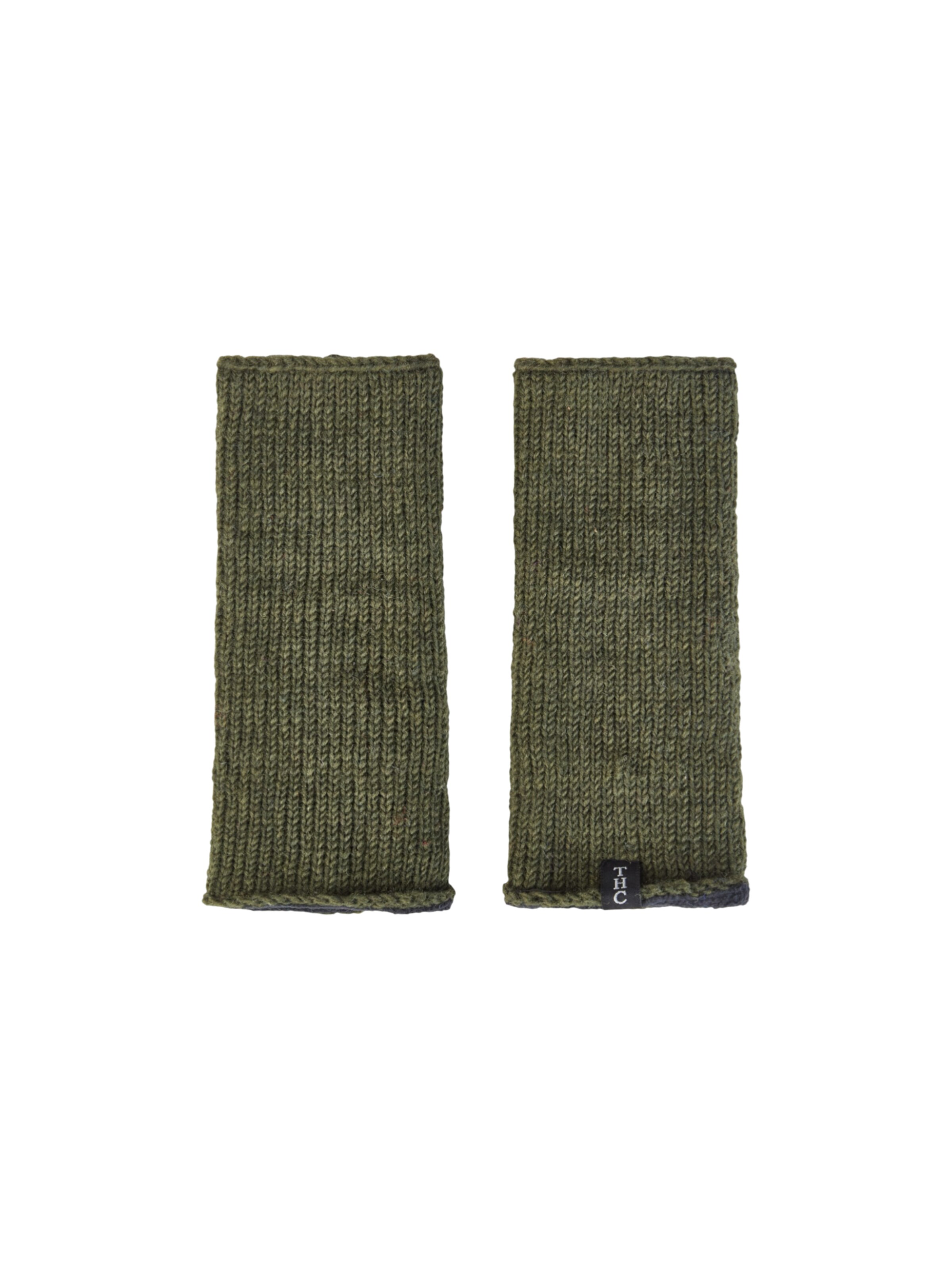 THC Natural Line Kurzfingerhandschuhe 'THC  AS778'‌‌ in Grün: Vorderseite