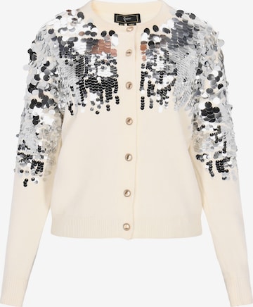 faina - Casaco de malha em branco: frente