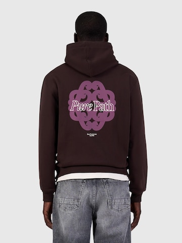 Sweat-shirt Pure Path en marron