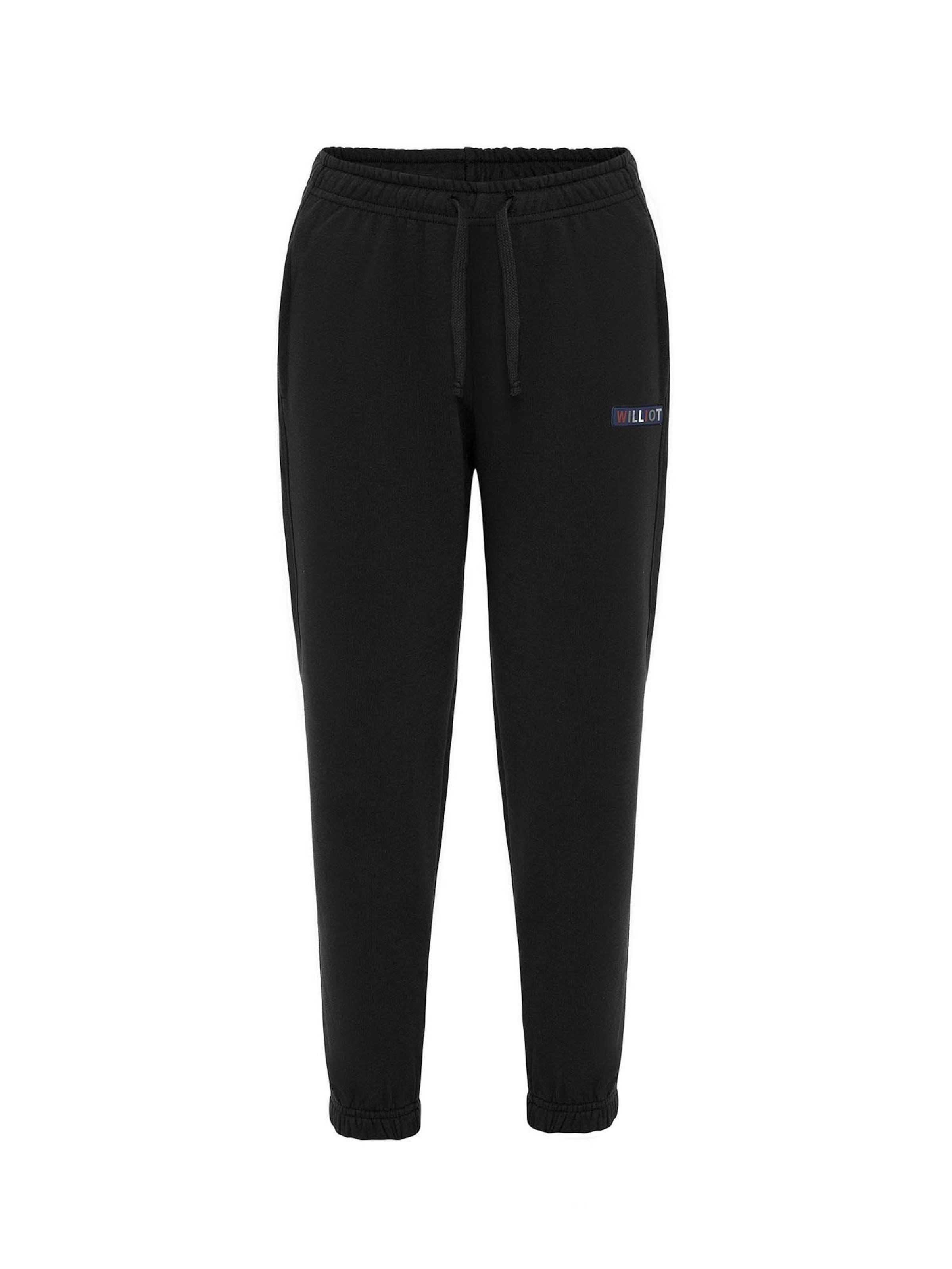 Williot - Tapered Pantalón en negro: frente