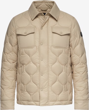 Veste mi-saison Ombre en beige : devant