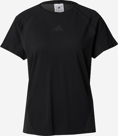 Sportiniai marškinėliai iš ADIDAS PERFORMANCE, spalva – tamsiai pilka / juoda, Prekių apžvalga