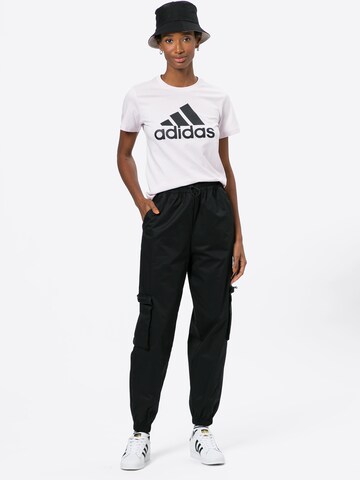 ADIDAS SPORTSWEAR Λειτουργικό μπλουζάκι 'Essentials' σε ροζ