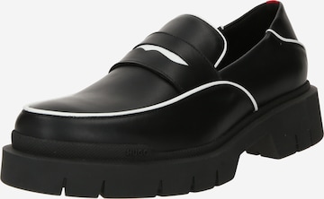 HUGO Red Slip-ons 'Denzel' in Black: front