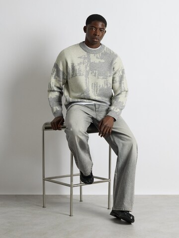 Burocs Sweater 'Knit Static' in Grey