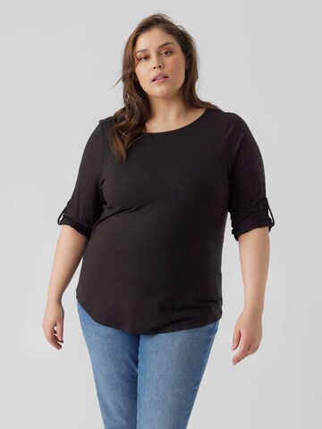 Vero Moda Curve Top in Zwart: voorkant