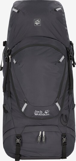 JACK WOLFSKIN Sportrugzak 'Highland Trail 55' in de kleur Antraciet / Wit, Productweergave
