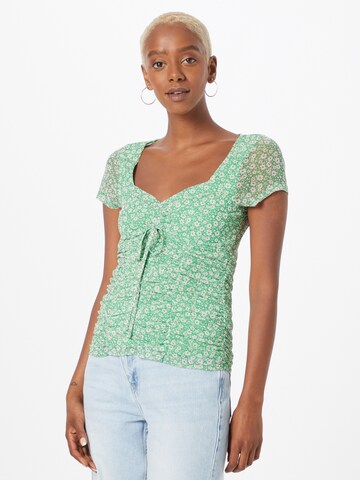 River Island - Camiseta en verde: frente