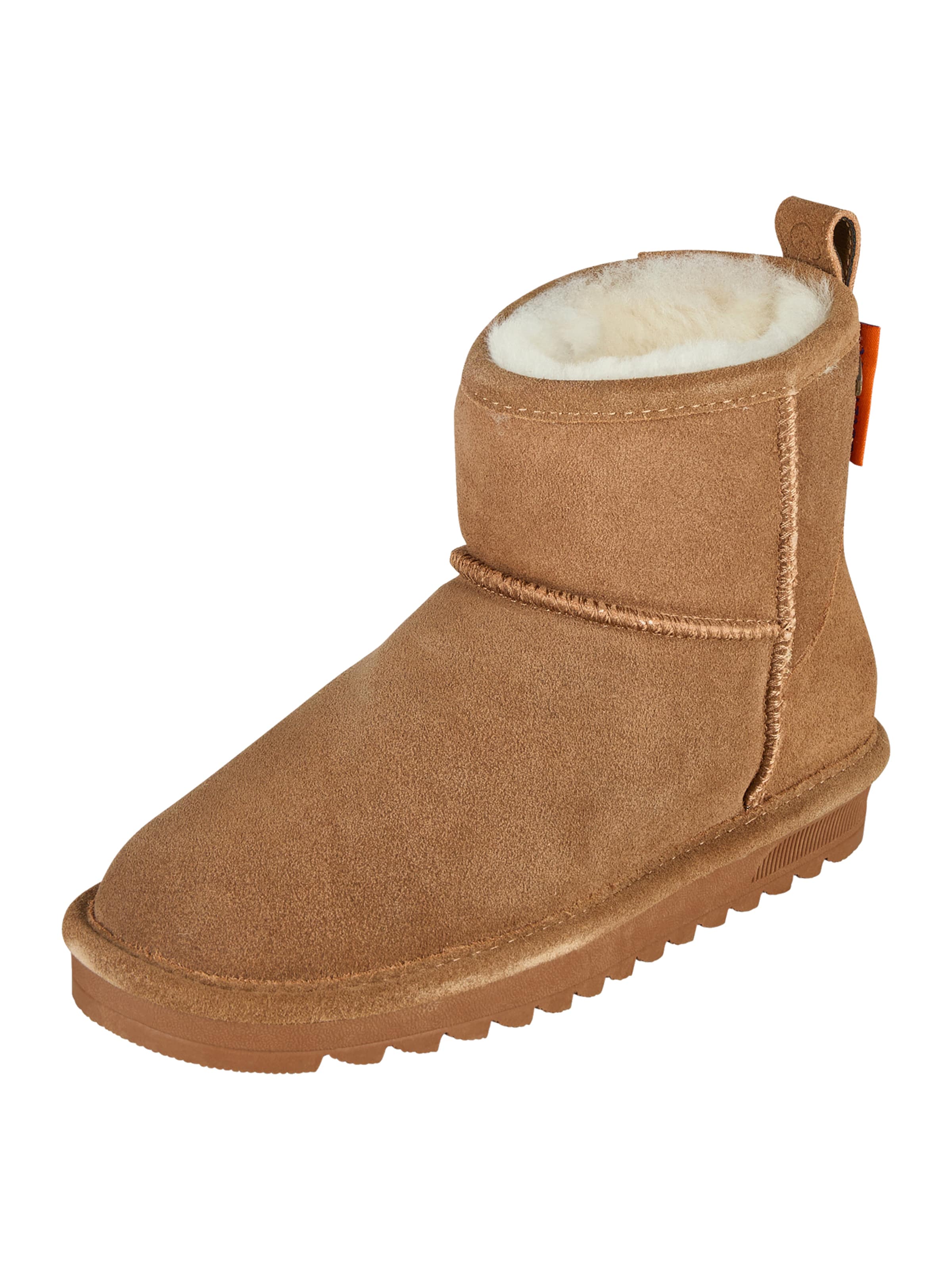 salzhaut Snowboots ' BOTTEN ' in Bruin: voorkant