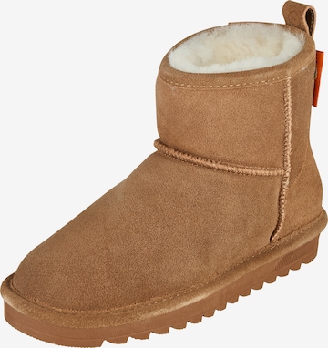 salzhaut Snowboots ' BOTTEN ' in Braun: Vorderseite