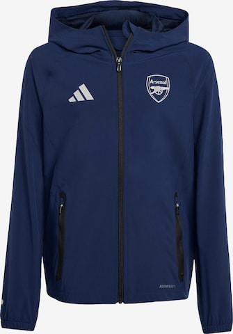 ADIDAS PERFORMANCE - Chaqueta deportiva 'Arsenal Tiro 25 Competition' en azul: frente
