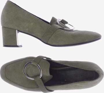 Bianco Flats & Loafers in 38 in Green: front