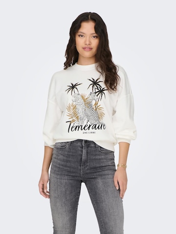 ONLY Sweatshirt 'BONNIE' in White