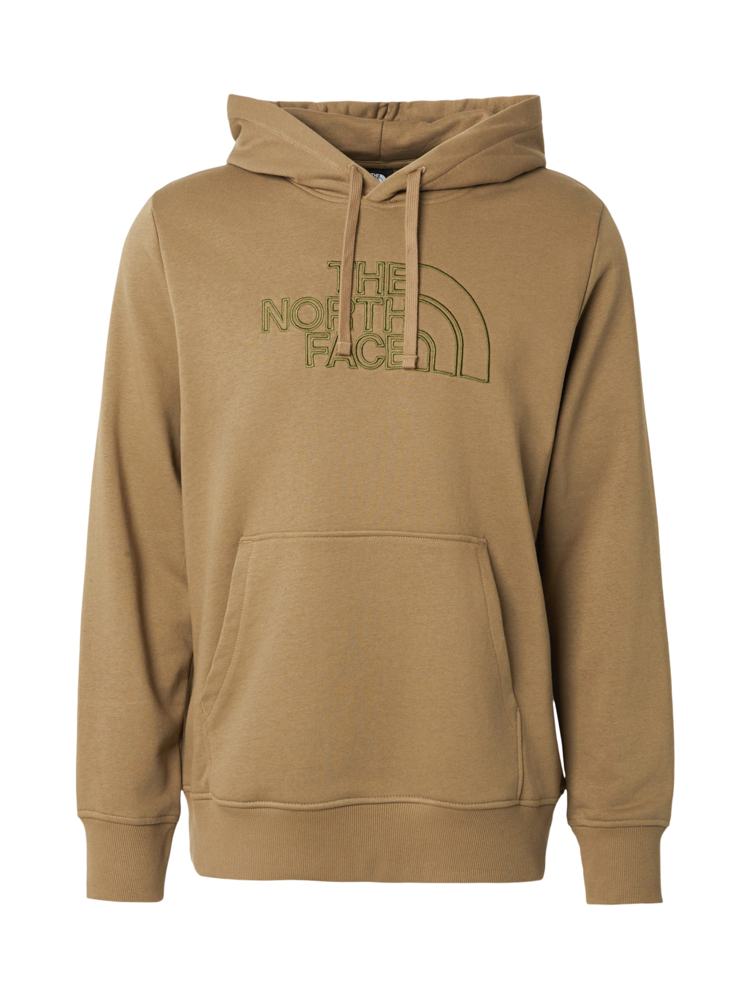 Megztinis be užsegimo 'DREW PEAK' iš THE NORTH FACE, spalva – rusvai žalia / alyvuogių spalva, Prekių apžvalga