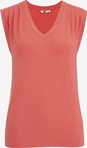 WE Fashion Top in Pink: front