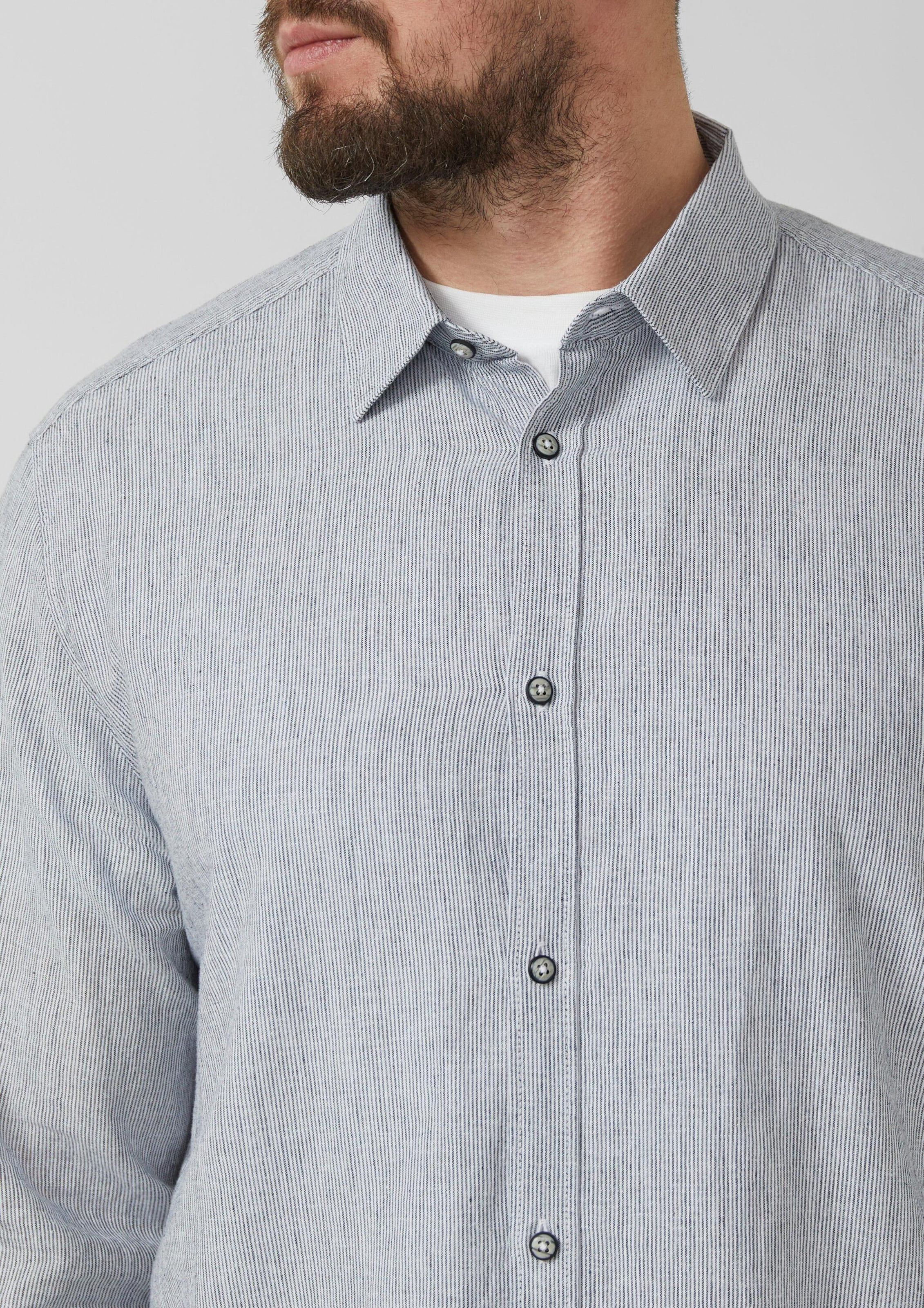 s.Oliver Regular fit Overhemd in Blauw