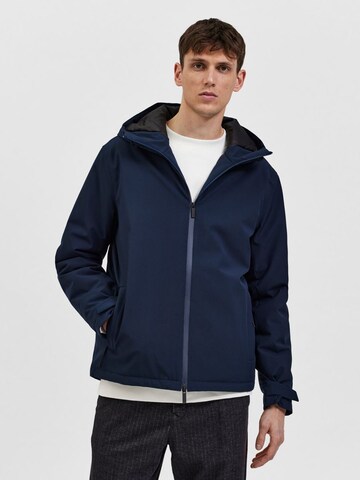 SELECTED HOMME Between-season jacket 'Atlas' in Blue: front