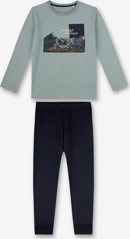 SANETTA - Pijama em azul: frente