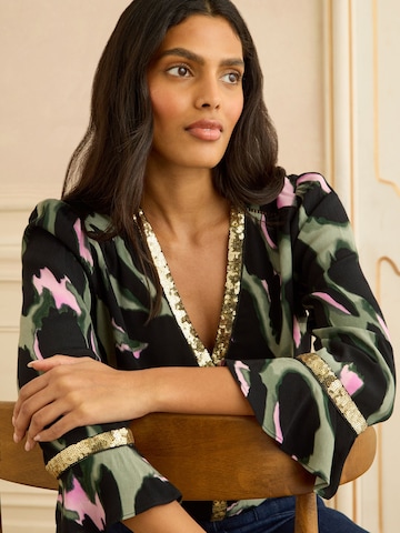 love & roses Bluse in Grün