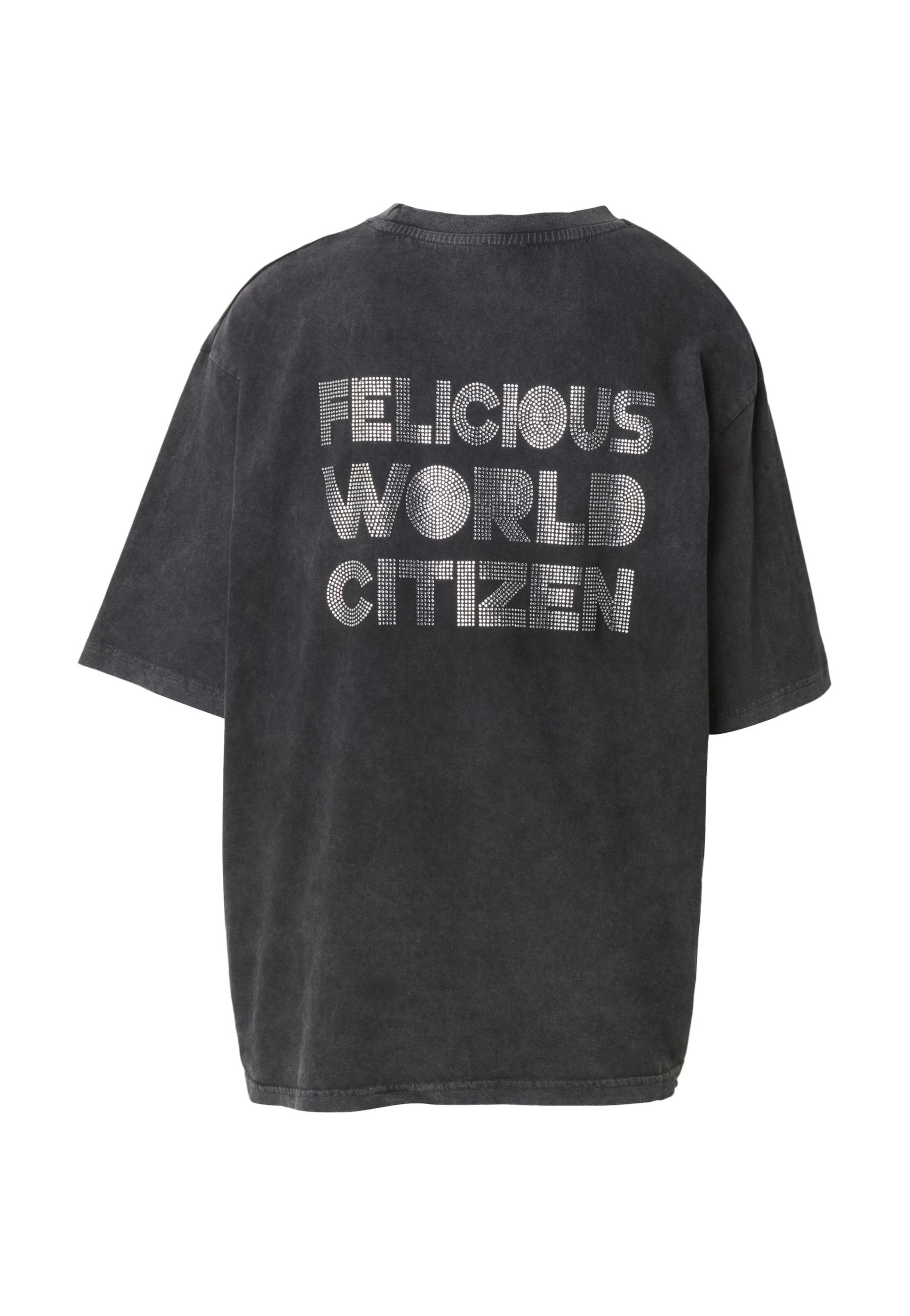 T-shirt oversize Felicious en noir
