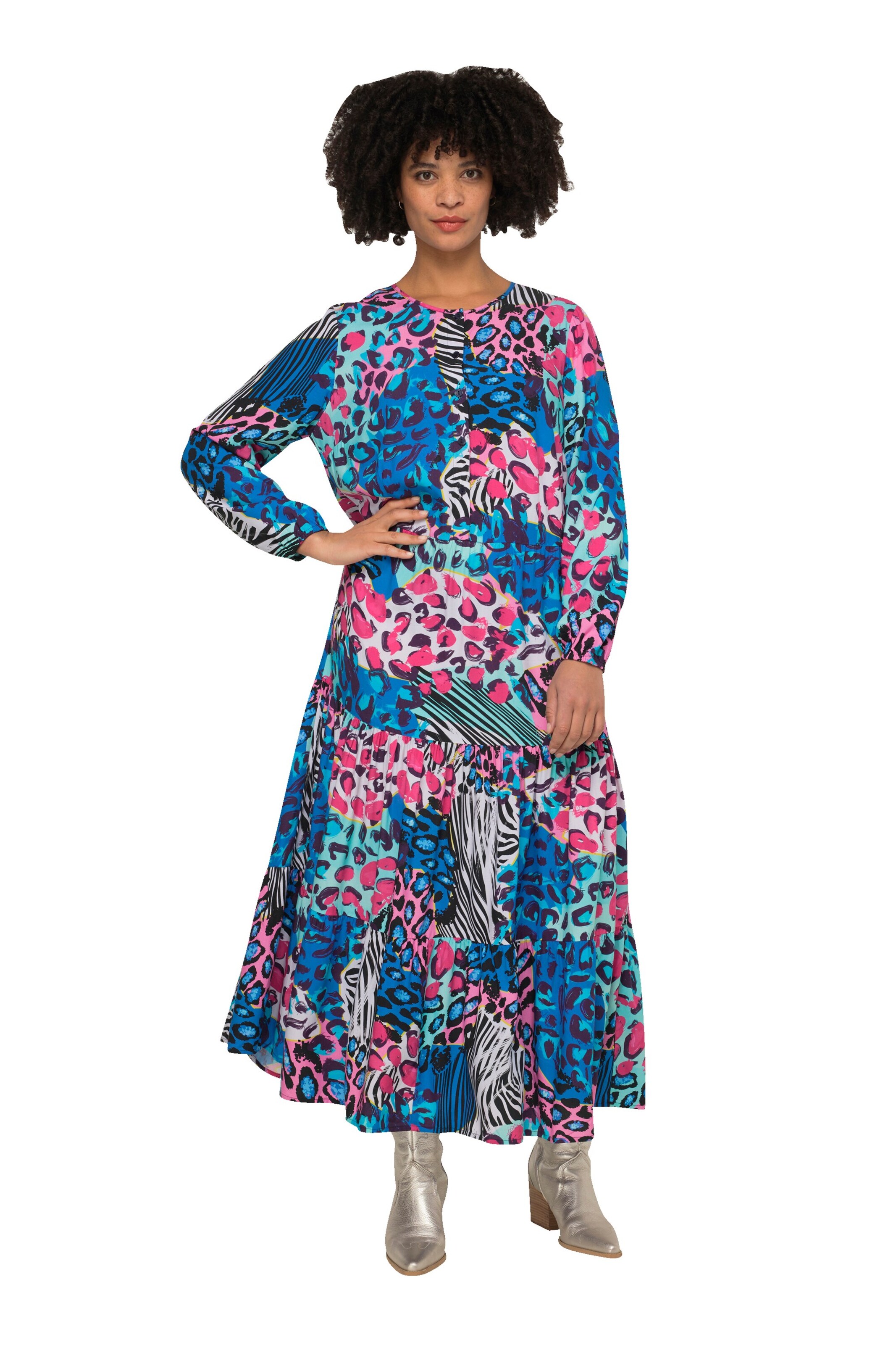 Angel of Style Blusenkleid in Blau: Vorderseite