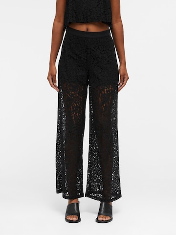 OBJECT Wide leg Pants 'IBI' in Black: front