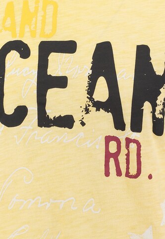 Key Largo Shirt 'KLOcean' in Yellow