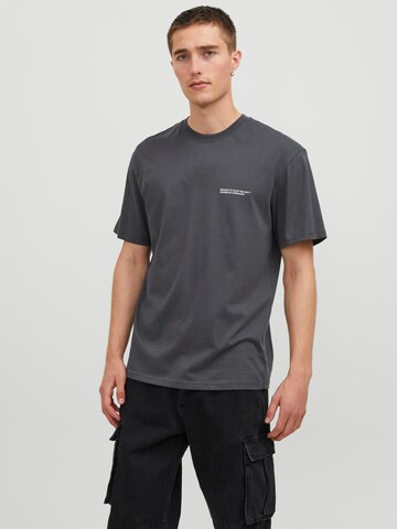 JACK & JONES Shirt 'Vesterbro' in Grey: front