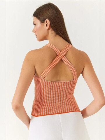 Bianco Lucci Top in Orange