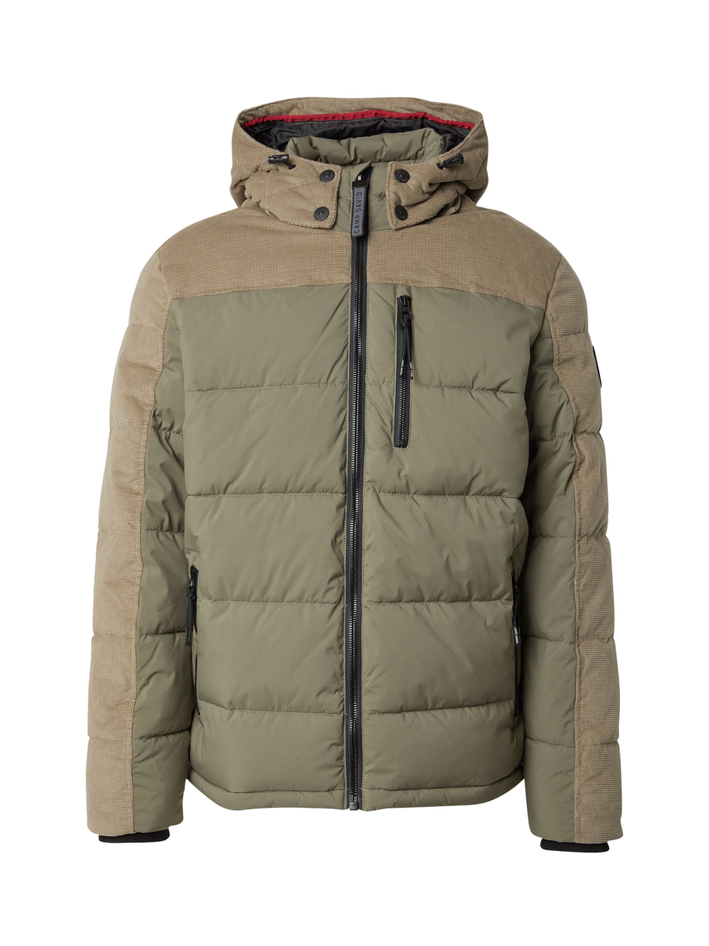 CAMP DAVID Vinterjakke i grøn: forside