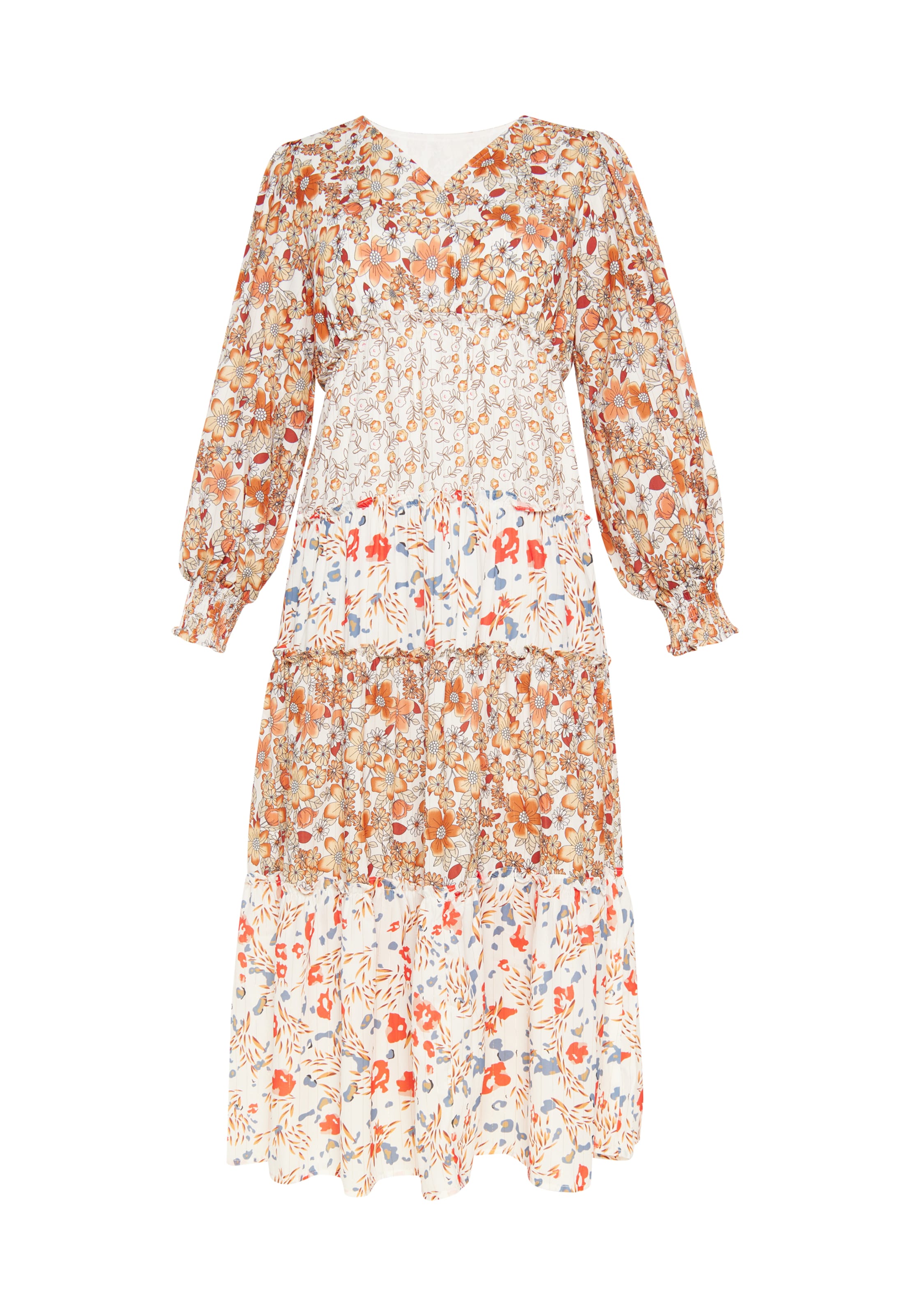 FELIPA - Vestido 'Fashion Look' em laranja: frente