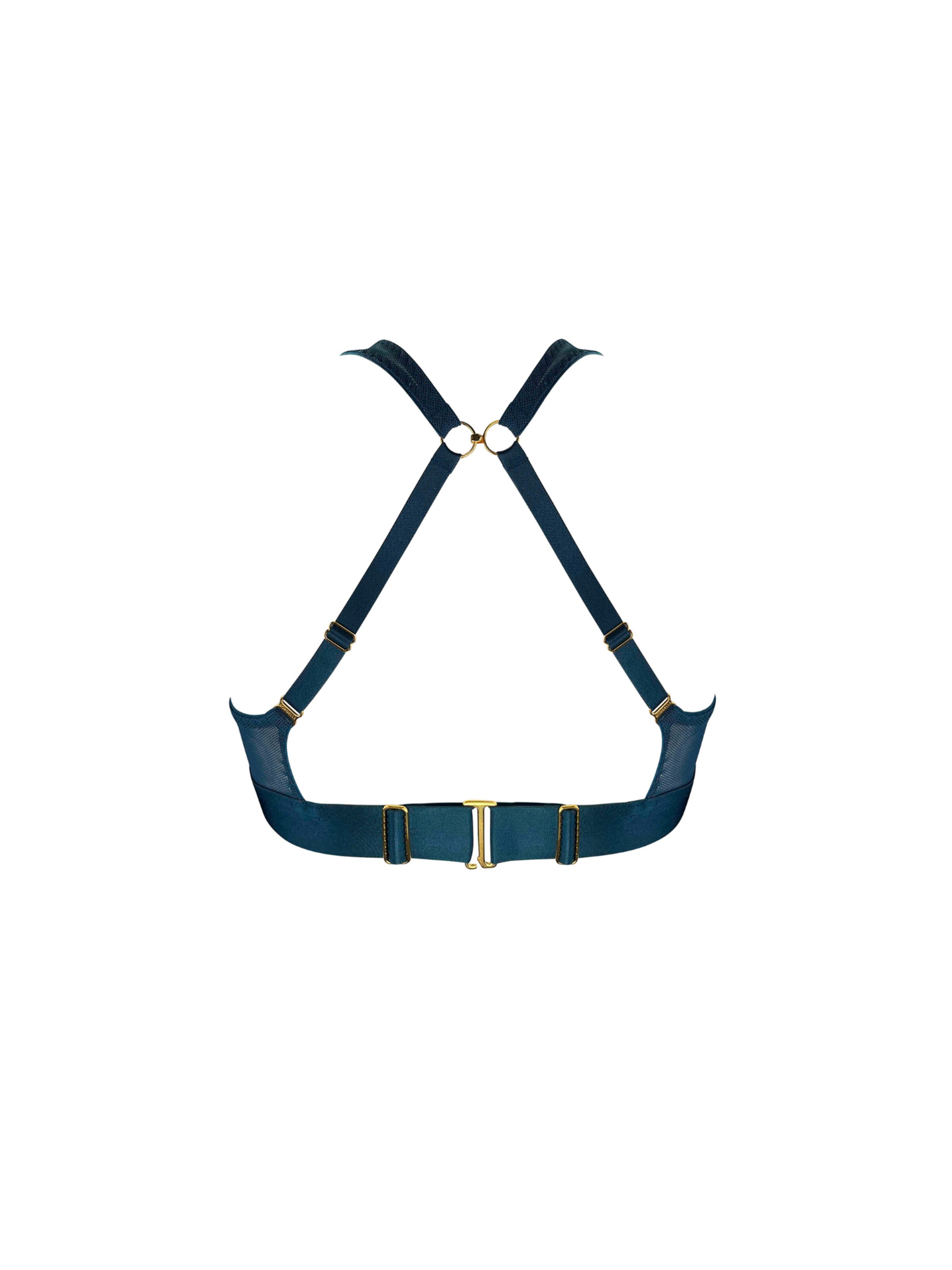 Bordelle High neck Bra 'Nara Soft' in Blue