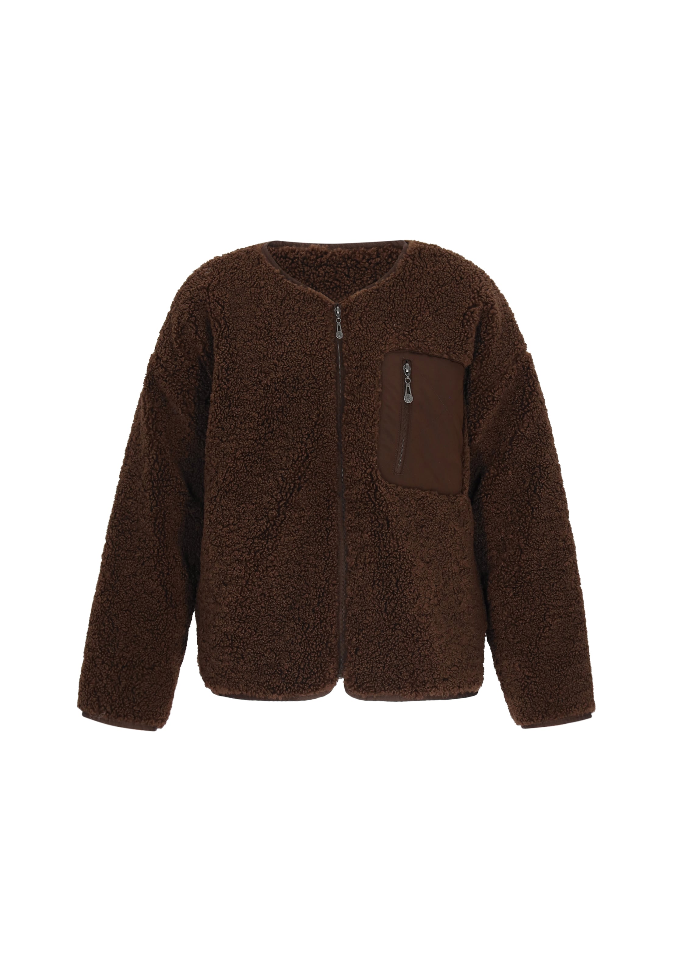 DreiMaster Maritim Übergangsjacke in Braun: Vorderseite