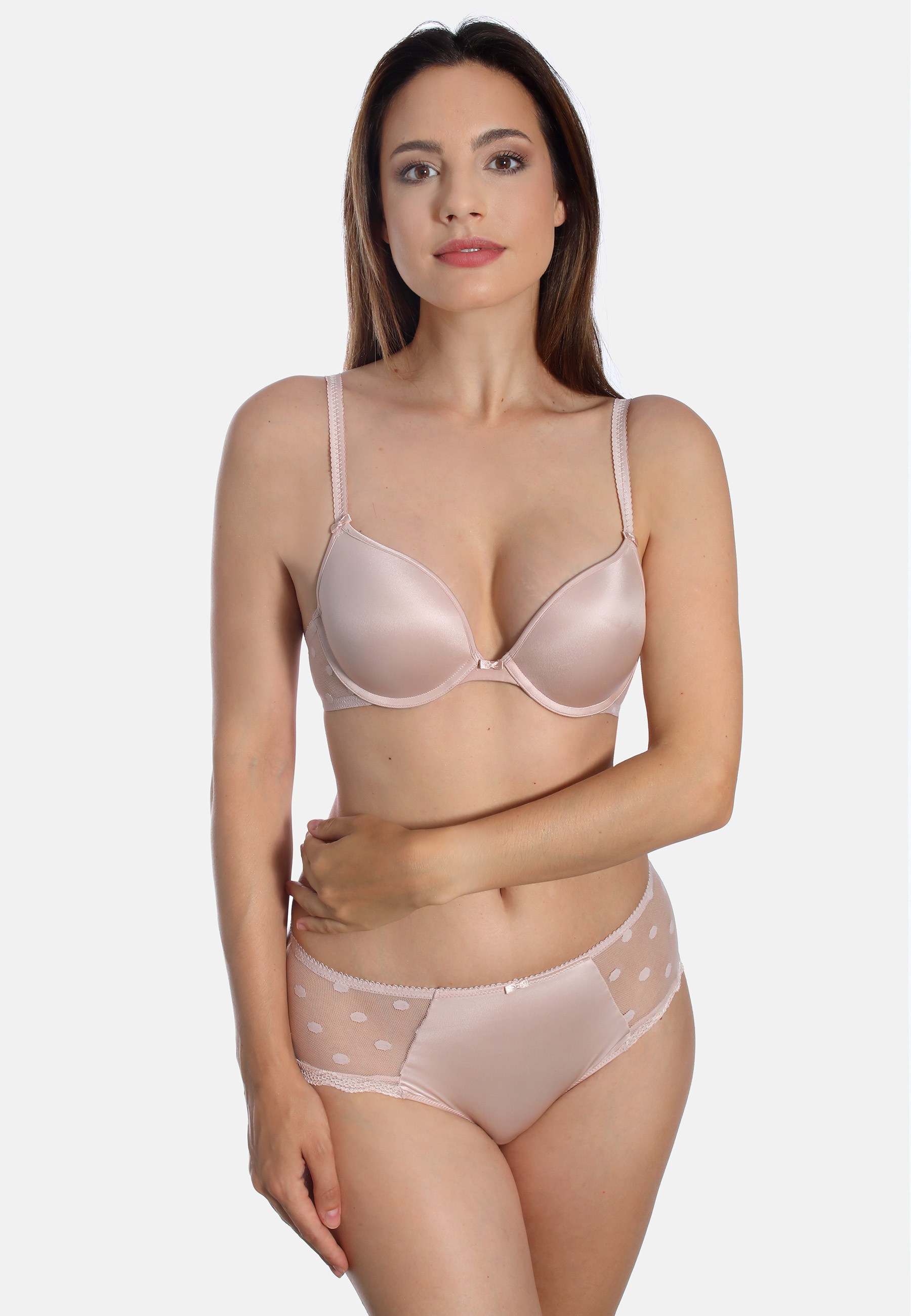 sassa BH DOTTED MESH in Nude 