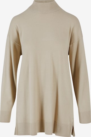 Pull-over oversize Urban Classics en beige : devant