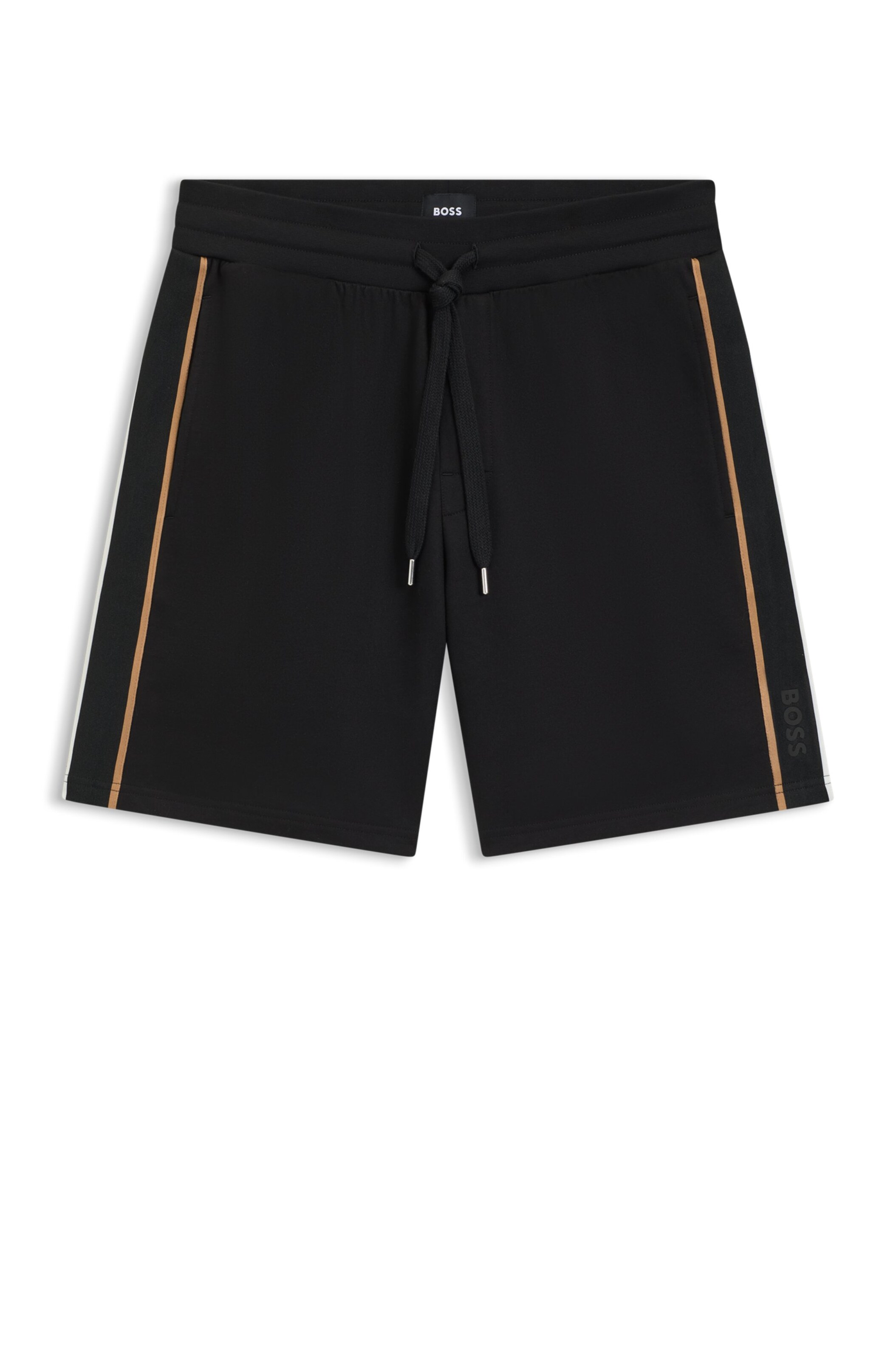 BOSS Regular Pants in Yellow: front