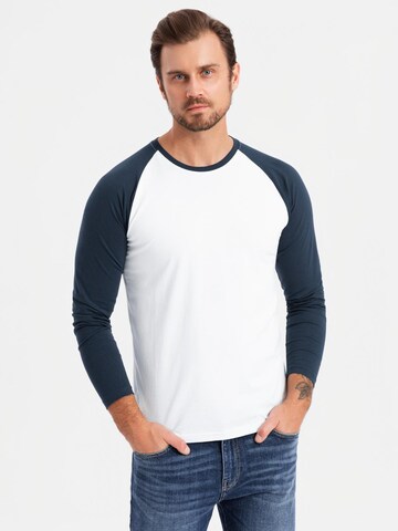 Ombre Shirt in Blauw: voorkant