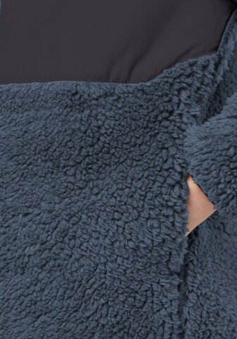 JACK WOLFSKIN Athletic Fleece Jacket in Blue