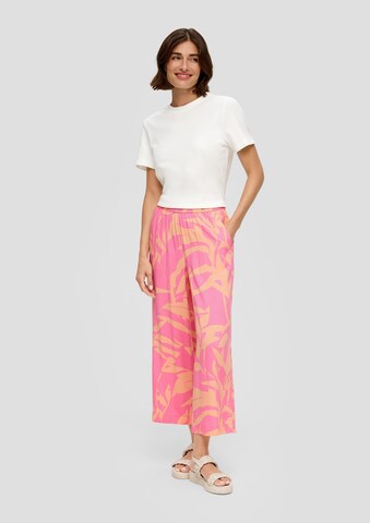s.Oliver Wide Leg Hose in Pink