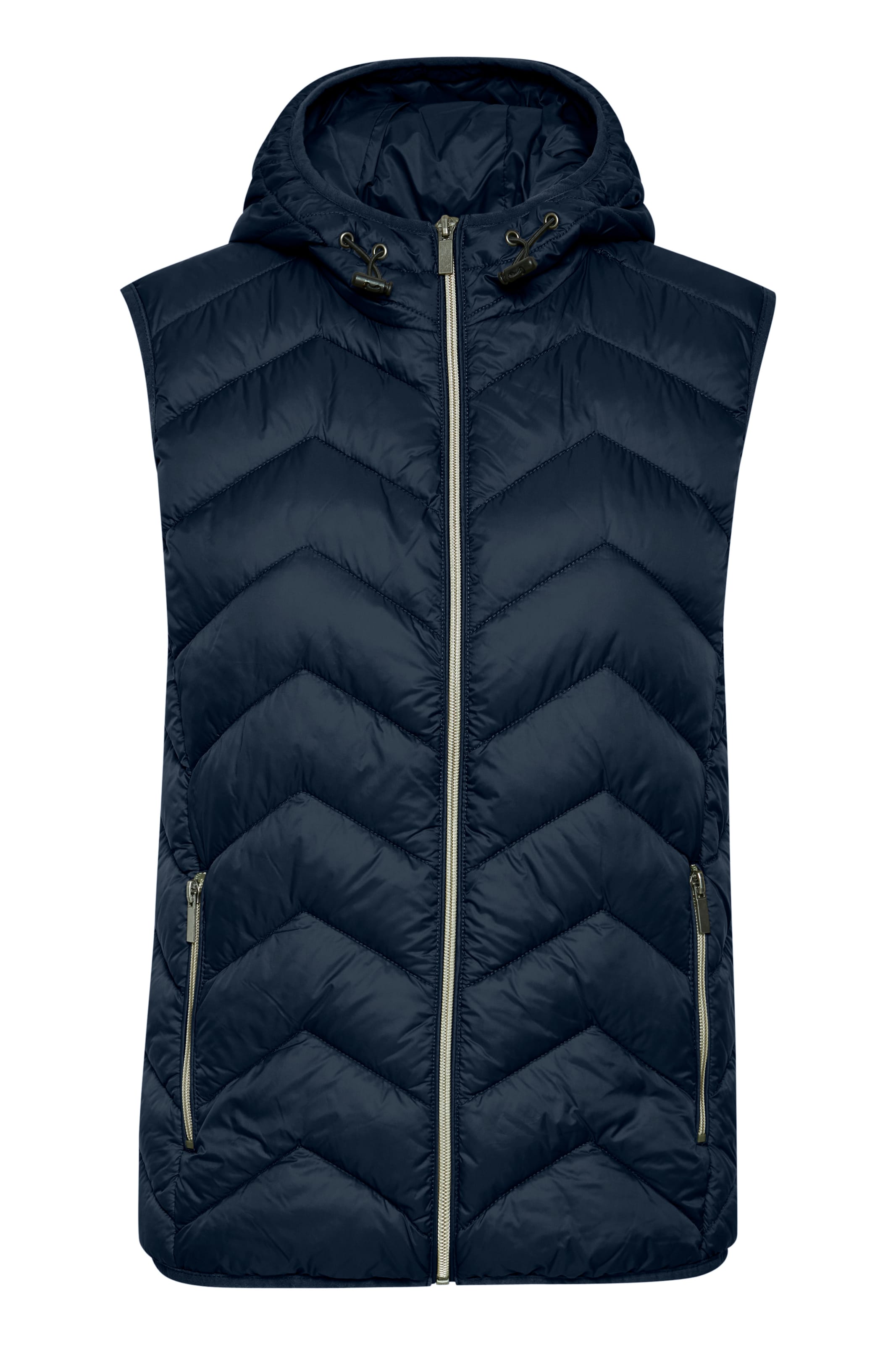 Fransa Weste in dunkelblau, Produktansicht