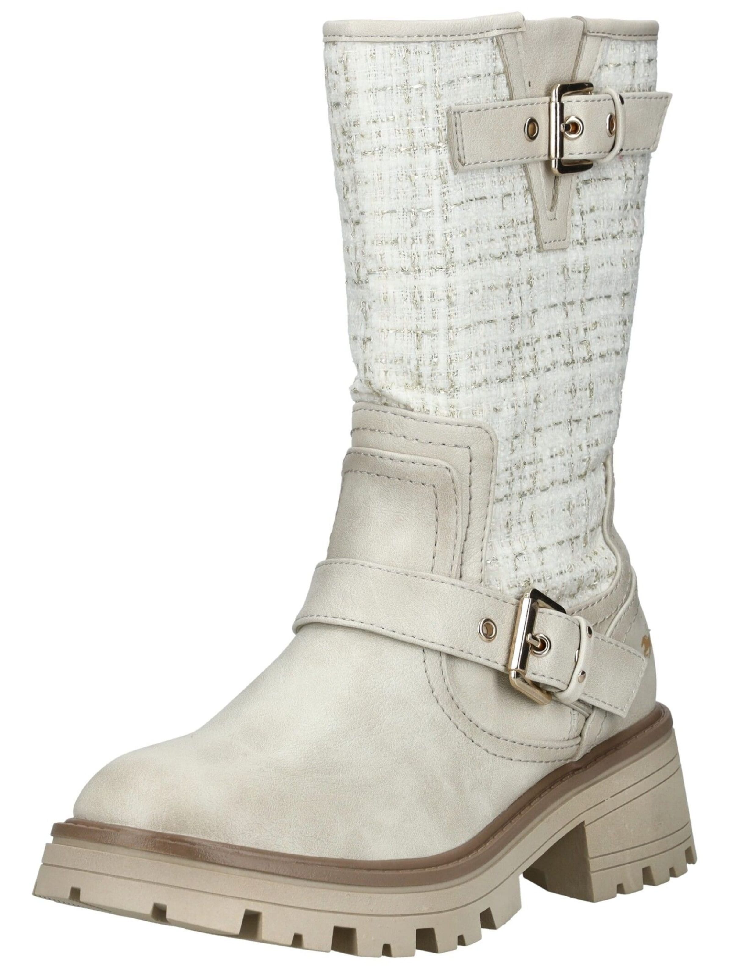 Bottes MUSTANG en beige : devant