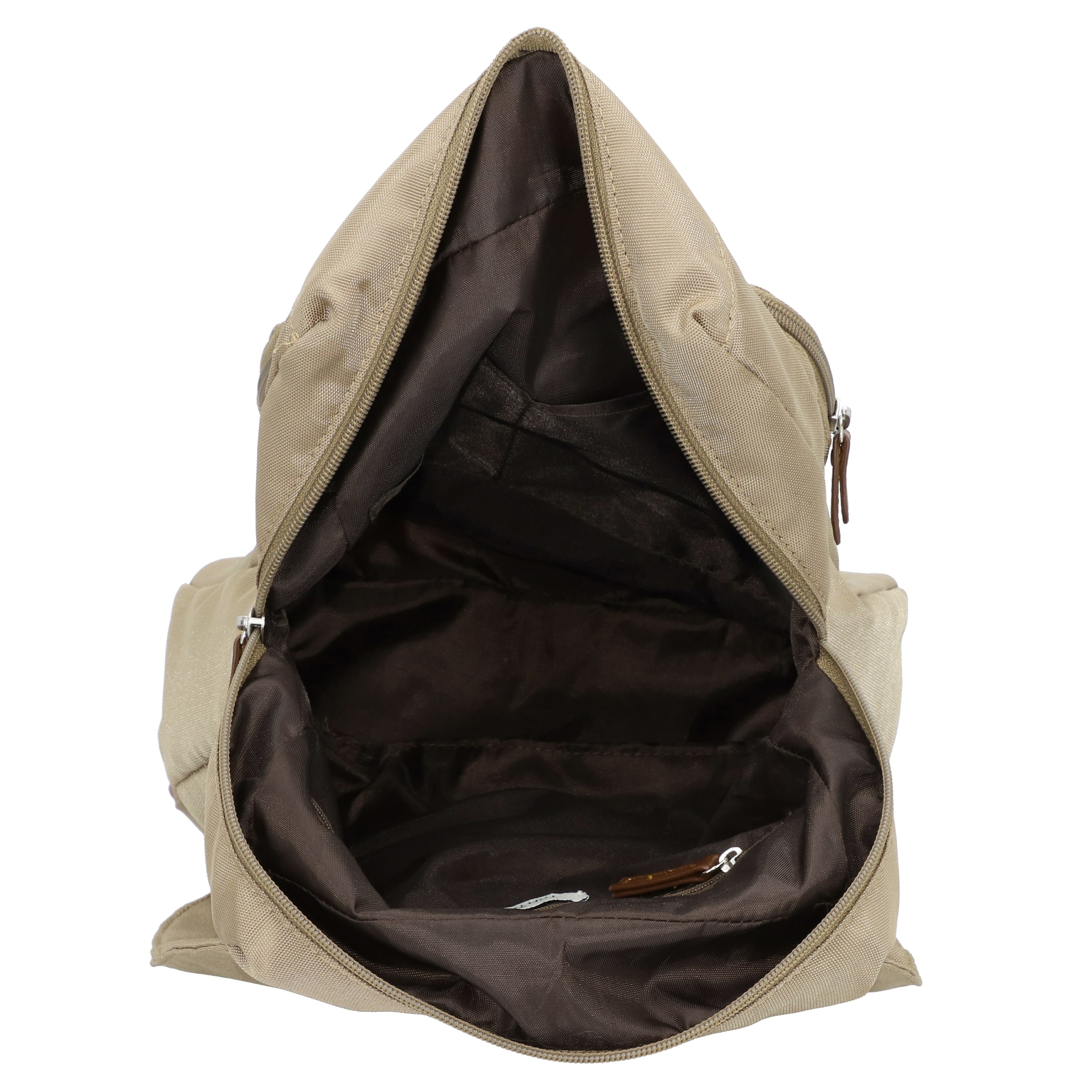 TOM TAILOR Backpack 'Rina' in Beige