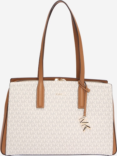 MICHAEL Michael Kors Torba za na rame u smeđa / siva / vuneno bijela, Pregled proizvoda